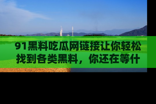 91黑料吃瓜网链接让你轻松找到各类黑料，你还在等什么呢？