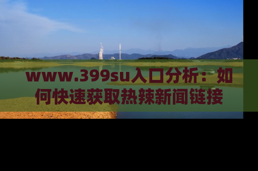 www.399su入口分析:如何快速获取热辣新闻链接