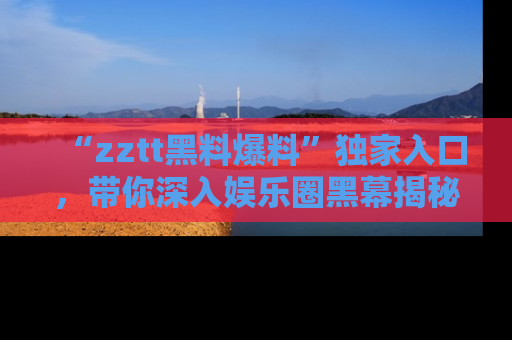 “zztt黑料爆料”独家入口,带你深入娱乐圈黑幕揭秘