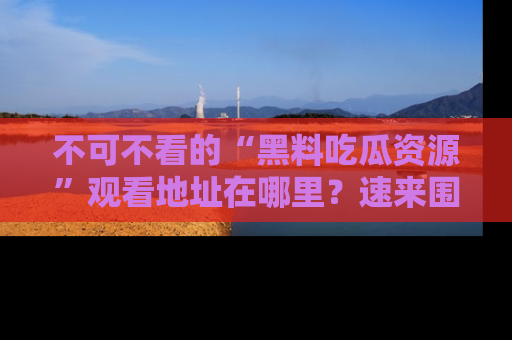 不可不看的“黑料吃瓜资源”观看地址在哪里？速来围观吧！