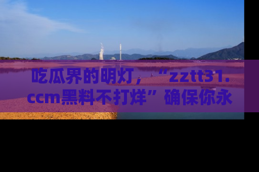 吃瓜界的明灯，“zztt31.ccm黑料不打烊”确保你永不迷路！