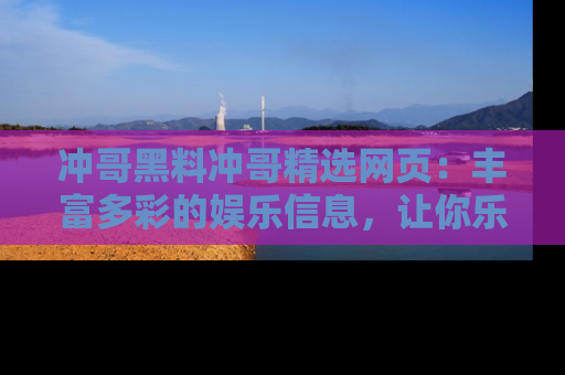 冲哥黑料冲哥精选网页:丰富多彩的娱乐信息,让你乐不停息