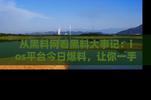 从黑料网看黑料大事记：ios平台今日爆料，让你一手掌握八卦内幕