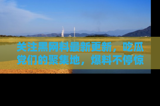 关注黑网料最新更新，吃瓜党们的聚集地，爆料不停惊喜连连！
