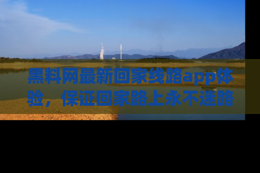 黑料网最新回家线路app体验，保证回家路上永不迷路顺畅