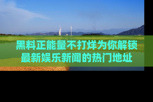 黑料正能量不打烊为你解锁最新娱乐新闻的热门地址