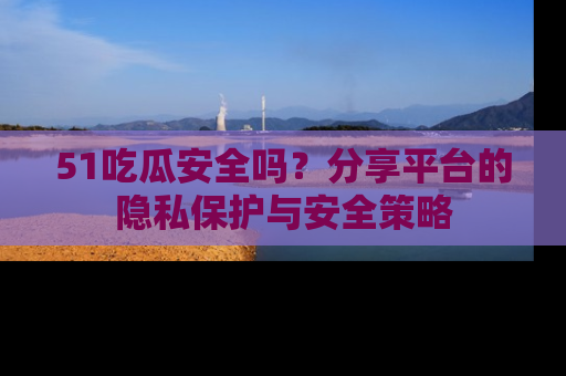 51吃瓜安全吗?分享平台的隐私保护与安全策略