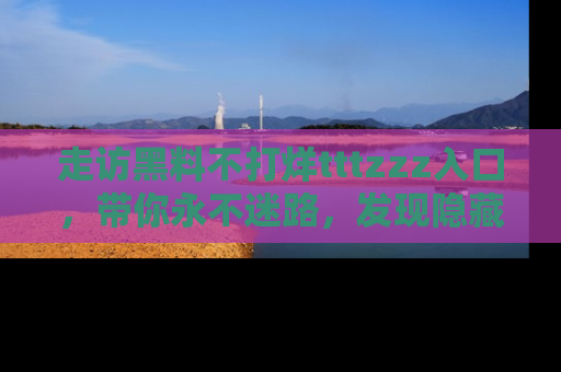 走访黑料不打烊tttzzz入口,带你永不迷路,发现隐藏的黑幕